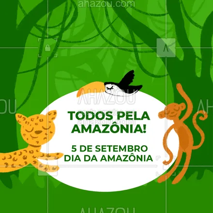 posts, legendas e frases de posts para todos para whatsapp, instagram e facebook: Todos por essa parte tão importante do nosso país. Feliz Dia da Amazônia!💚 #diadaamazônia #amazônia #florestaamazônica #ahazou