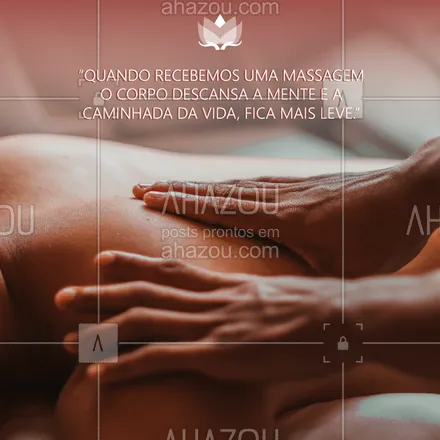 posts, legendas e frases de massoterapia para whatsapp, instagram e facebook: A VIDA é melhor com #massagem ?‍♀?

#massage #massagem #relax #relaxation #ahazou #health #bemestar #braziliangal #bandbeauty #beleza  