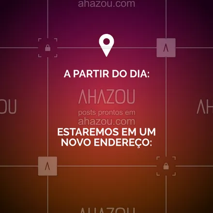 posts, legendas e frases de posts para todos para whatsapp, instagram e facebook: Após o dia (colocar aqui a data que irão mudar), nós não estaremos mais no antigo endereço, nos mudaremos para: (colocar aqui o endereço novo). Venha conhecer o novo local. #comunicado #informativo #endereçonovo #ahazou #editável #convite #mudança