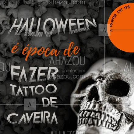 posts, legendas e frases de estúdios, tatuadores & body piercer para whatsapp, instagram e facebook: Quem não fizer o agendamento terá 7 anos de azar.👻💀😈
halloween / dia das bruxas

#AhazouInk #halloween #promoção #desconto #oferta #caveira  #tattoo  #tatuagem  #estudiodetattoo 