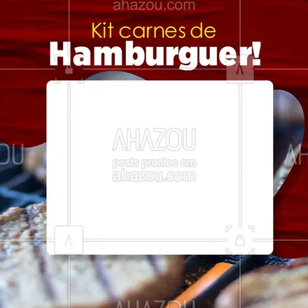 posts, legendas e frases de açougue & churrasco para whatsapp, instagram e facebook: Opaaa, bateu aquela vontade de fazer um hamburgão caseiro? 
Seus problemas acabaram, temos kits de carnes de hambúrguer perfeitos para você! 
Chama no delivery! ????

#ahazoutaste #ahazoutaste #hamburguer #carneDeHamburguer #variosTipos #meatlover