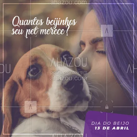 posts, legendas e frases de assuntos variados de Pets para whatsapp, instagram e facebook: Conta pra gente! ?? #pet #ahazou #diadobeijo #petlovers