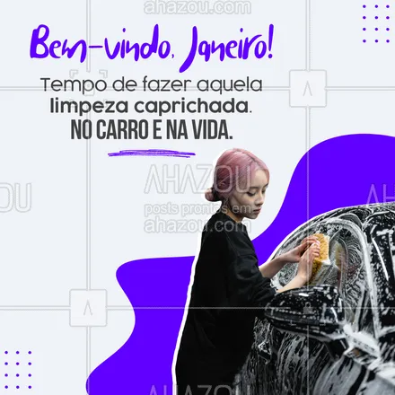 posts, legendas e frases de estética automotiva & lavajato para whatsapp, instagram e facebook: 🚘 Antes de traçar qualquer plano, vamos limpar o que está sujo, não é mesmo? 😉

#BemVindoJaneiro #LavaJatoAuto #EsteticaAutomotiva #Auto #LavaAutomovel #Motivacional #AhazouAuto #Janeiro 
 #carro  #limpezadecarros  #servicoautomotivo 