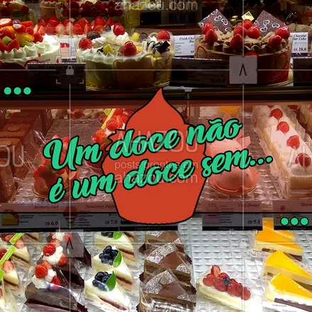 posts, legendas e frases de doces, salgados & festas para whatsapp, instagram e facebook: Conta pra gente o que um DOCE precisa ter! ?
#ahazoutaste #naoetaobomsem #candy #docinho