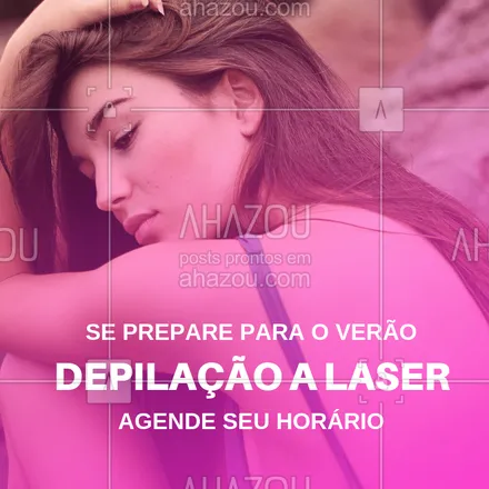 posts, legendas e frases de depilação para whatsapp, instagram e facebook: Chega de sofrimento, chega de pelos! Aproveite que o verão está chegando e agende a sua sessão de depilação a laser. #depilacao #laser #ahazou #ahazando #verao #summer