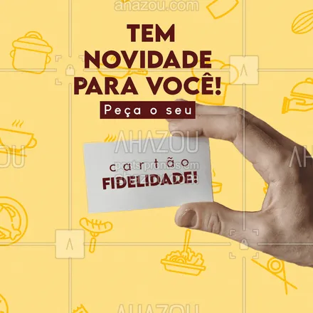 posts, legendas e frases de assuntos variados de gastronomia para whatsapp, instagram e facebook: Quer ganhar descontos exclusivos? Então peça já o seu cartão fidelidade! #gastronomy #foodie #gastronomia #ahazoutaste #foodlover #culinaria #instafood #desconto #beneficios #promoçao #cartãofidelidade