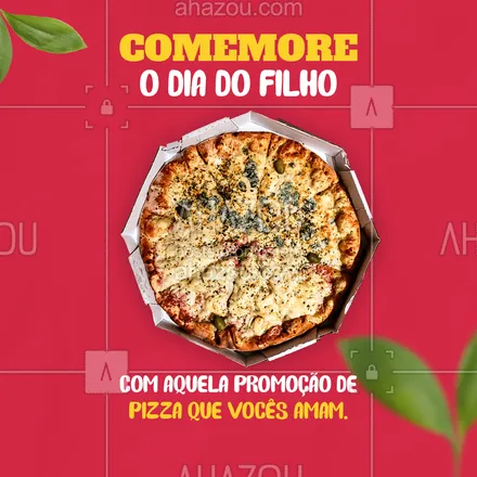 posts, legendas e frases de pizzaria para whatsapp, instagram e facebook: Comer pizza é muito bom, agora comer pizza na promoção e ainda comemorar o dia dos filhos (05 de abril) é melhor ainda. Aproveite nossa promoção incrível e comemore essa data da melhor forma. 

#pizza  #pizzalife  #pizzalovers #ahazoutaste #pizzaria #promocional #promoção #diadofilho #05deabril #celebração