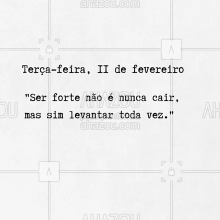 posts, legendas e frases de posts para todos para whatsapp, instagram e facebook: 💪 Cair faz parte, mas levantar é escolha. Todos os dias somos convidados a sermos mais fortes do que ontem. Aceite o desafio! ✨ #Resiliência #Superação #ahazou #frasesmotivacionais #motivacionais #motivacional #frasedodia