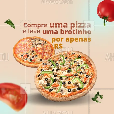 posts, legendas e frases de pizzaria para whatsapp, instagram e facebook: A promoção ta imperdível! Peça já sua pizza salgada e leve a brotinho nesse preço promocional! 😋😋 #ahazoutaste #pizza  #pizzalife  #pizzalovers  #pizzaria #combopizza
