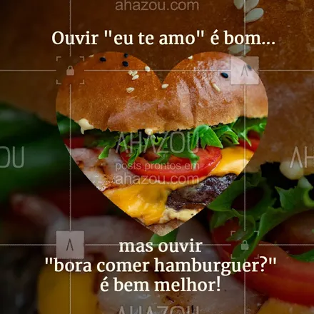 posts, legendas e frases de hamburguer para whatsapp, instagram e facebook: Dica pro(a) crush! ? #burguer #ahazou #hamburgueria