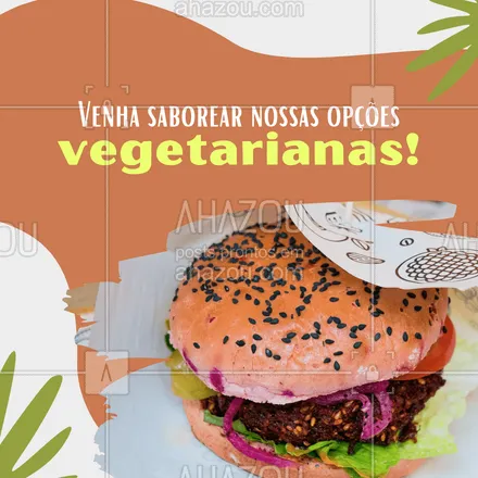 posts, legendas e frases de hamburguer para whatsapp, instagram e facebook: Se delicie com os nossos deliciosos lanches vegetarianos! 😋
#vegetariano #ahazoutaste #hamburgueriaartesanal  #hamburgueria  #burgerlovers  #burger  #artesanal 