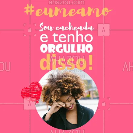 posts, legendas e frases de cabelo para whatsapp, instagram e facebook: Amo muito ser uma diva cacheada! ? #cachos #cacheada #ahazou #cabelo