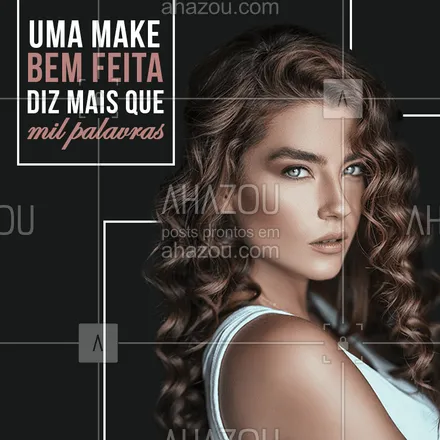 posts, legendas e frases de maquiagem para whatsapp, instagram e facebook: A maquiagem é capaz de revelar sua personalidade, e te destacar em qualquer lugar que você vá ?

#maquiagem #beleza #bandbeauty #ahazou