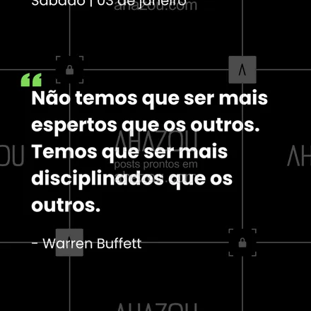 posts, legendas e frases de  para whatsapp, instagram e facebook: A consistência vence a inteligência intermitente. Jogue o jogo longo. #warrenbuffett #disciplina #investimentos #constancia
