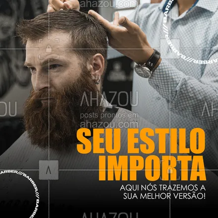 posts, legendas e frases de barbearia para whatsapp, instagram e facebook: Você vai sair daqui um novo homem, sendo o cara que você nasceu pra ser: estiloso! 😎
#AhazouBeauty #barba  #barbearia  #barbeiro  #barbeiromoderno  #barbeirosbrasil  #barber  #barberLife  #barberShop  #barbershop  #brasilbarbers  #cuidadoscomabarba 