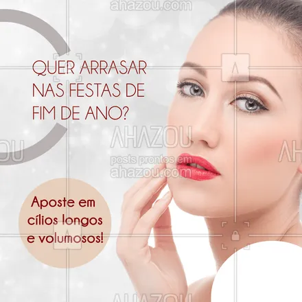 posts, legendas e frases de cílios & sobrancelhas para whatsapp, instagram e facebook: Destaque seu olhar com cílios incrÍveis e aproveite as festas de fim de ano com um olhar muito mais especial!
 #cilios #ahazou #alongamentodecilios #fimdeano