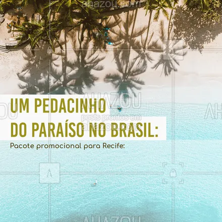 posts, legendas e frases de agências & agentes de viagem para whatsapp, instagram e facebook: Conheça o paraíso que é Recife com os nossos pacotes promocionais!  ✈?
#viagempelobrasil  #viajar  #viagens 