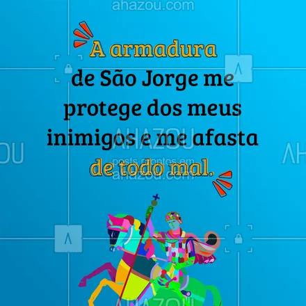 posts, legendas e frases de outras fés & religiões para whatsapp, instagram e facebook:  Salve São Jorge! ⚔️
#SãoJorge #Umbanda#AhazouFé #Fé #Religião #AhazouFé 