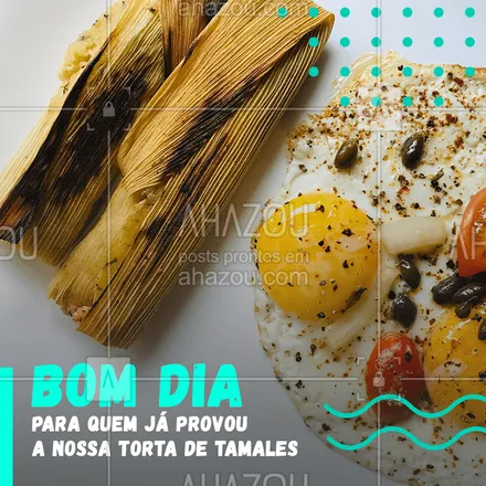 posts, legendas e frases de cozinha mexicana para whatsapp, instagram e facebook: A torta de tamales é uma deliciosa receita mexicana que vai fazer você realmente ter um bom dia.  #ahazoutaste #tortadetamales  #cozinhamexicana #comidamexicana