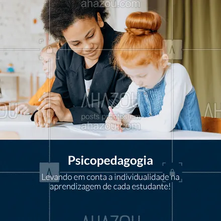 posts, legendas e frases de ensino particular & preparatório para whatsapp, instagram e facebook: Facilitando a aprendizagem com psicopedagogia. Agenda aberta, marque seu horário. #psicopedagogia #psicologia #pedagogia #ahazouedu #educação #aprendizagem