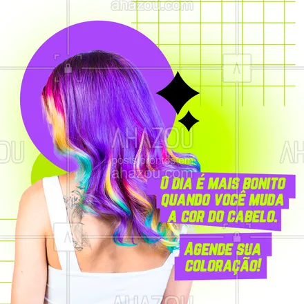 posts, legendas e frases de cabelo para whatsapp, instagram e facebook: Às vezes o up que você precisa está em uma cor de cabelo nova. O que você está esperando para agendar o seu horário? 🤩
#coloração #coloraçãocapilar #AhazouBeauty #cabeleireiro  #cabelo  #cabeloperfeito 