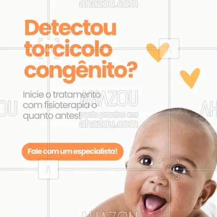 posts, legendas e frases de para whatsapp, instagram e facebook: O torcicolo congênito, quando tratado logo nos primeiros meses, tem excelentes resultados com fisioterapia!
Se você percebeu alguma assimetria ou dificuldade no movimento do pescoço do seu bebê, entre em contato.
Estamos aqui pra ajudar com cuidado e carinho!
#torcicolocongenito #fisioterapiacomamor #neonatofisio #cuidadosinfantis #fisiopediatria #avaliacaoprecoce #saudedobebe