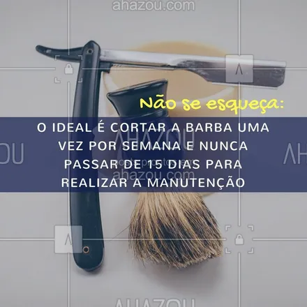 posts, legendas e frases de barbearia para whatsapp, instagram e facebook: Vale lembrar!
 #barbearia #ahazou #ahazoubarbearia #barber #cuidadoscomabarba