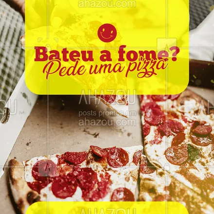 posts, legendas e frases de pizzaria para whatsapp, instagram e facebook: Tem maneira melhor de matar a fome do que comer uma pizza? Acho que não. Então peça já a sua pizza na melhor pizzaria da região, ligue para matar a sua fome (inserir número). 

 #pizza  #pizzalife  #pizzalovers #ahazoutaste #pizzaria #diadepizza #pedeumapizza #fomedepizza #convite