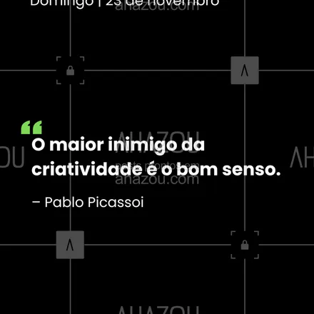 posts, legendas e frases de para whatsapp, instagram e facebook: Para inovar, é preciso ousar o ridículo, o ilógico e o improvável. Liberte-se das correntes do que é "sensato" e crie algo novo. 🎨 #CriatividadeSemLimites #Picasso #OuseSerRidículo #Inovação #QuebreAsRegras