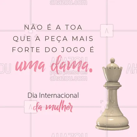 posts, legendas e frases de assuntos gerais de beleza & estética para whatsapp, instagram e facebook: Feliz Dia das Mulheres para todas as guerreiras! #diadamulher #ahazou #8demarco #bandbeauty