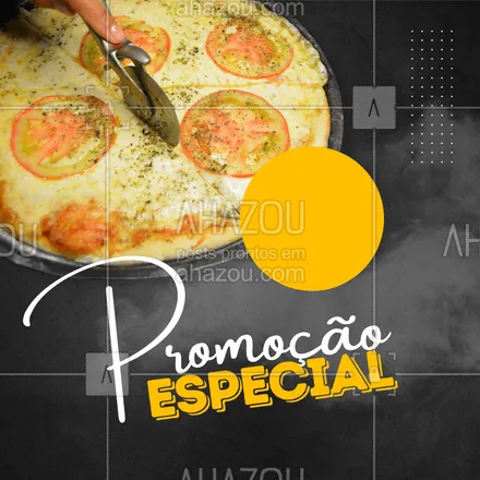 posts, legendas e frases de pizzaria para whatsapp, instagram e facebook: Todas as pizzas sabor (editável) estarão participando dessa promoção, aproveita e pede quantas você aguentar! 🤪🍕 #ahazoutaste #promoçao #editaveisahz #promocional #pizza #pizzaria  #pizzalovers 