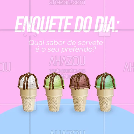 posts, legendas e frases de gelados & açaiteria para whatsapp, instagram e facebook: Sorvete vai bem em qualquer ocasião.. Qual é o seu sabor preferido? 🤔💖
#ahazoutaste #cupuaçú  #gelados  #sorvete  #sorveteria  #icecream 