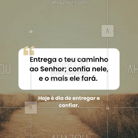posts, legendas e frases de posts para todos para whatsapp, instagram e facebook: Deixe Deus guiar seus passos e o impossível se tornará possível. #salmo37 #entregaeconfia #deusnocontrole #versículododia