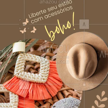 posts, legendas e frases de acessórios para whatsapp, instagram e facebook: Pulseiras, colares, brincos e muito mais! Nossos acessórios boho são perfeitos para quem ama um visual despojado e cheio de personalidade. Escolha os seus e arrase! 💖
#AcessóriosBoho #EstiloDespojado #ModaBoho #CompreJá