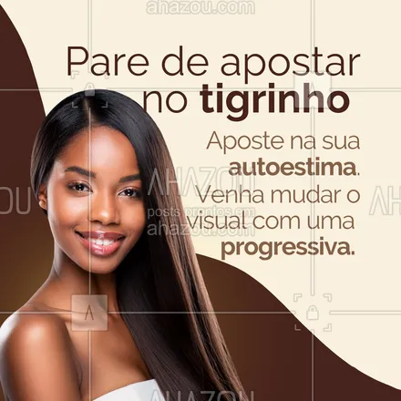 posts, legendas e frases de cabelo para whatsapp, instagram e facebook: Já está mais do que na hora de apostar na sua autoestima ✨.

Deixe os joguinhos de lado e invista em um cabelo incrível para você.  Entre em contato e agenda já a sua progressiva.  

#AhazouBeauty #cabelo #cabeleireiro #hair #progressiva #salaodebeleza #tendência 