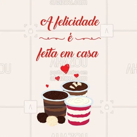 posts, legendas e frases de doces, salgados & festas para whatsapp, instagram e facebook: A receita para um bolo gostoso é amor e açúcar.  #ahazoutaste  #confeitaria #foodlovers #docinhos #bolocaseiro #kitfesta #quotes  #cake  #ahazou #bolodepote