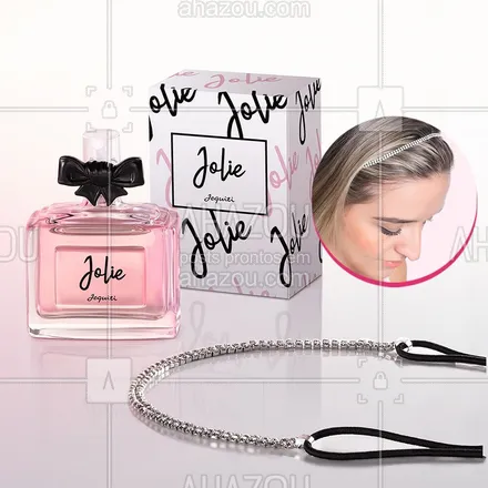 posts, legendas e frases de jequiti para whatsapp, instagram e facebook: O Kit Jolie Femme traz a versão de 25ml do Perfume, mais uma Tiara de Strass superdelicada. Venha se encantar com o Episódio mais apaixonado do ano! ⠀ #jequiti #ahazourevenda
