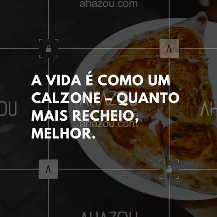 posts, legendas e frases de pizzaria para whatsapp, instagram e facebook: A vida é como um calzone – quanto mais recheio, melhor.
#ahazoutaste #pizza #pizzaria #frasedepizza