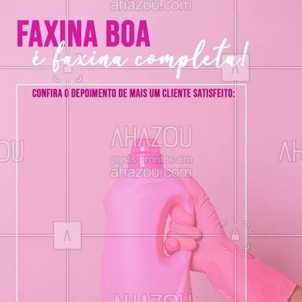 posts, legendas e frases de faxina para whatsapp, instagram e facebook: Qualidade no serviço você encontra aqui. Faça já seu orçamento sem compromisso! #AhazouServiços #diarista  #editaveisahz  #faxina  #faxinacorporativa  #faxinaeventos  #faxinaresidencial  #limpeza  #orçamento 