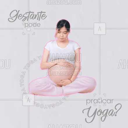 posts, legendas e frases de yoga para whatsapp, instagram e facebook: A pratica de yoga não tem idade nem contra indicações. Para gestantes a yoga pode ser uma aliada no alivio de dores, criar conexão entre mãe e bebê, ajuda a superar medos e insegurança, ajuda a hora do parto e pós parto. Se você está gravida e tem duvidas de que atividade praticar a yoga pode ser melhor opção para você. #meditation #yogalife #yoga #AhazouSaude #carrosselahz #namaste #yogainspiration