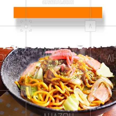 posts, legendas e frases de cozinha japonesa para whatsapp, instagram e facebook: Garanta o seu jantar com essa super promoção! 🤩 
#yakisoba #comidajaponesa #ahazoutaste  #japanesefood #sushitime #japa