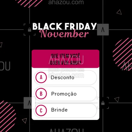 posts, legendas e frases de assuntos gerais de beleza & estética para whatsapp, instagram e facebook: O mês de novembro vai ser recheado de novidades e promoções pra vocês aproveitarem!  ✨❤ #blackfriday  #blackband #ahazou # bandbeauty #promocao #desconto 