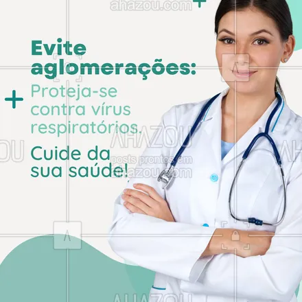posts, legendas e frases de  para whatsapp, instagram e facebook: Em épocas de maior circulação de vírus respiratórios, evite lugares com muita gente para reduzir o risco de infecções. Lembre-se de usar máscara se necessário!
#sauderespiratoria #prevencaoviral #cuidadoscomasaude #protecao #doencasrespiratorias