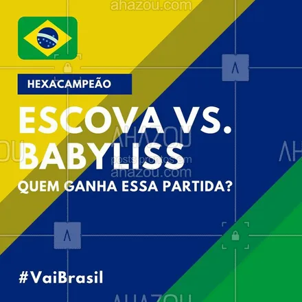 posts, legendas e frases de cabelo para whatsapp, instagram e facebook: Coloca aqui nos comentários qual seu favorito! ?? #copa #brasil #ahazou #futebol #hexa #hexacampeao #vaibrasil #cabelo #babyliss #escova #ahazounacopa
