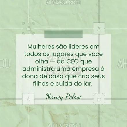 posts, legendas e frases de posts para todos para whatsapp, instagram e facebook: A liderança feminina está em cada detalhe, seja no trabalho ou no lar. Mulheres constroem, cuidam, lideram e inspiram. Vamos continuar derrubando barreiras e reescrevendo a história. 

#ahazou #frasesmotivacionais #motivacional #empoderamentofeminino 