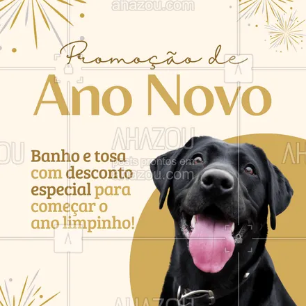 posts, legendas e frases de  para whatsapp, instagram e facebook: Ano novo, pet cheirosinho! 💕🐾
Aproveite nossa promoção especial de banho e tosa e comece 2026 com seu melhor amigo limpo, lindo e com aquele cheirinho irresistível!
✨ Descontos por tempo limitado
✨ Hidratação e finalização premium
✨ Atendimento com muito amor
Garanta seu horário e venha celebrar o novo ano com o pet de cara nova!

#BanhoETosa #PromoçãoPet #PetShop #AnoNovoPet #DescontoPet #CachorroFeliz #GatoLindo #PetsFelizes #BelezaPet #AnoNovo #PetCare