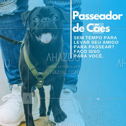 posts, legendas e frases de dog walker & petsitter para whatsapp, instagram e facebook: Para agendar um horário envie uma mensagem! #dog #pet #ahazou #passeador #cachorro #dogwalker 