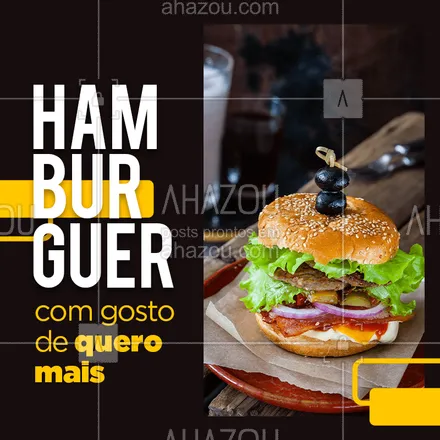 posts, legendas e frases de hamburguer para whatsapp, instagram e facebook: Já experimentou? Há um cardápio com as melhores opções te esperando. ?

#Hamburguer #Lanches #melhorsabor #Ahazou 