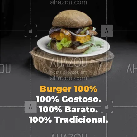 posts, legendas e frases de hamburguer para whatsapp, instagram e facebook: E aí, também quer fazer parte dessa porcentagem? #ahazoutaste #hamburgueria #hamburger #burgerlovers #burger #hamburguertradicional
