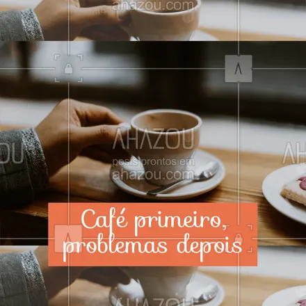 posts, legendas e frases de cafés para whatsapp, instagram e facebook: Quem concorda? Hahaha ?  #café #ahazou #loucosporcafé 